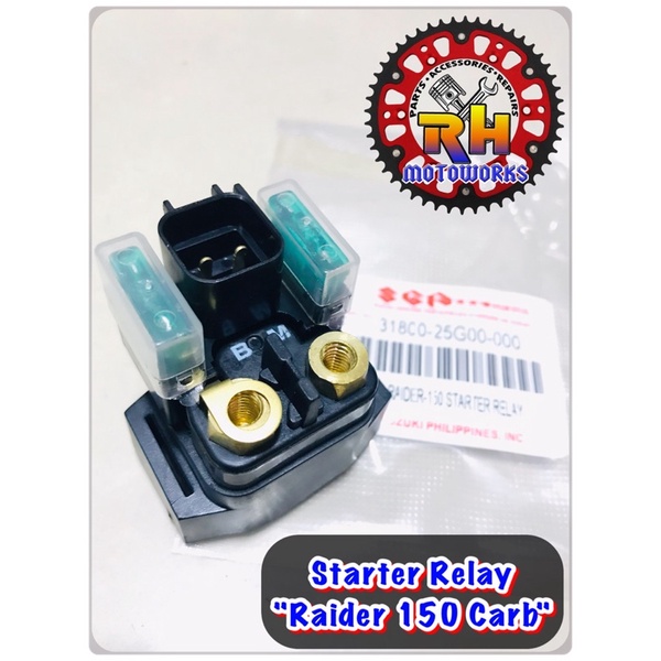 Starter Relay For Raider Carb Sgp Suzuki Genuine Parts Shopee