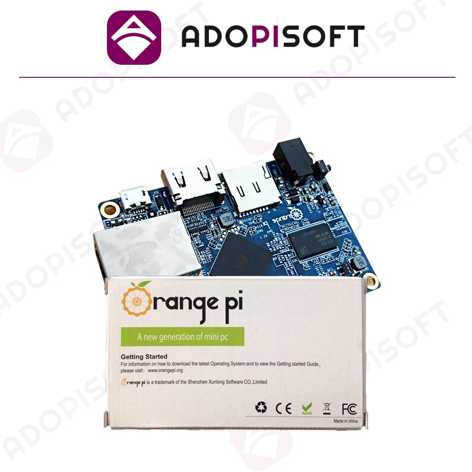 Adopisoft Orange Pi One H Quad Core Gb Mini Pc For Piso Wifi