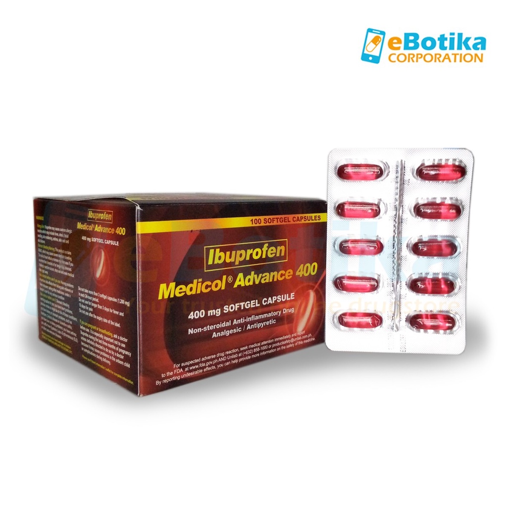 Medicol Advance Mg Pcs Softgel Capsule Shopee Philippines