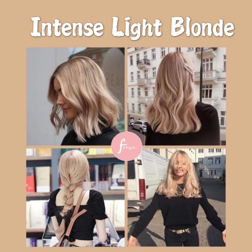 Intense Light Blonde Permanent Hair Color Set 88 0 Bob Keratin With