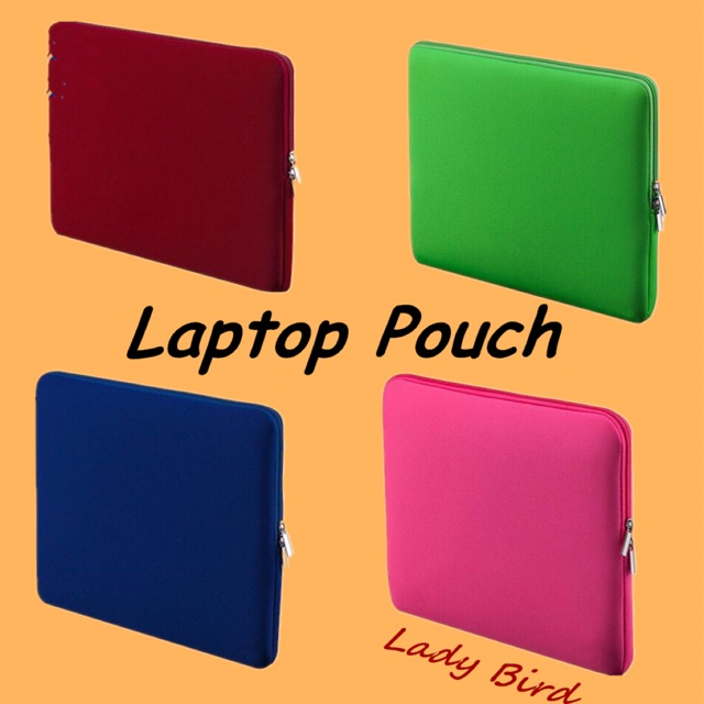 Laptop Pouch 14 15 Inch Zipper Soft Sleeve Bag Shopee Philippines