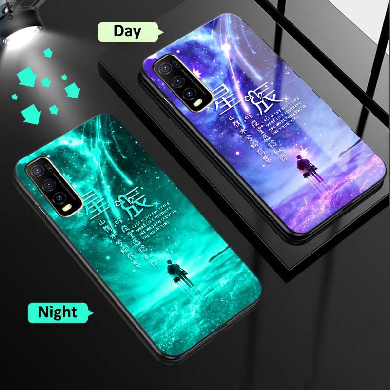 Luminous Case Vivo Y36 Fashion Couples Anime Casing Y27 Y20i Y12s Y20