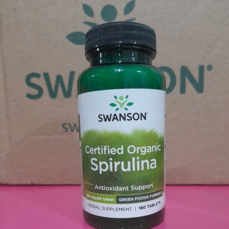 Organic Spirulina Mg Tablets Exp Jan Swanson