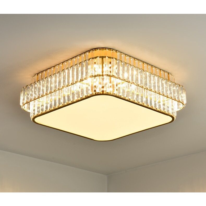 Trazos Modern Led Crystal Ceiling Lights Indoor Chandeliers Decor