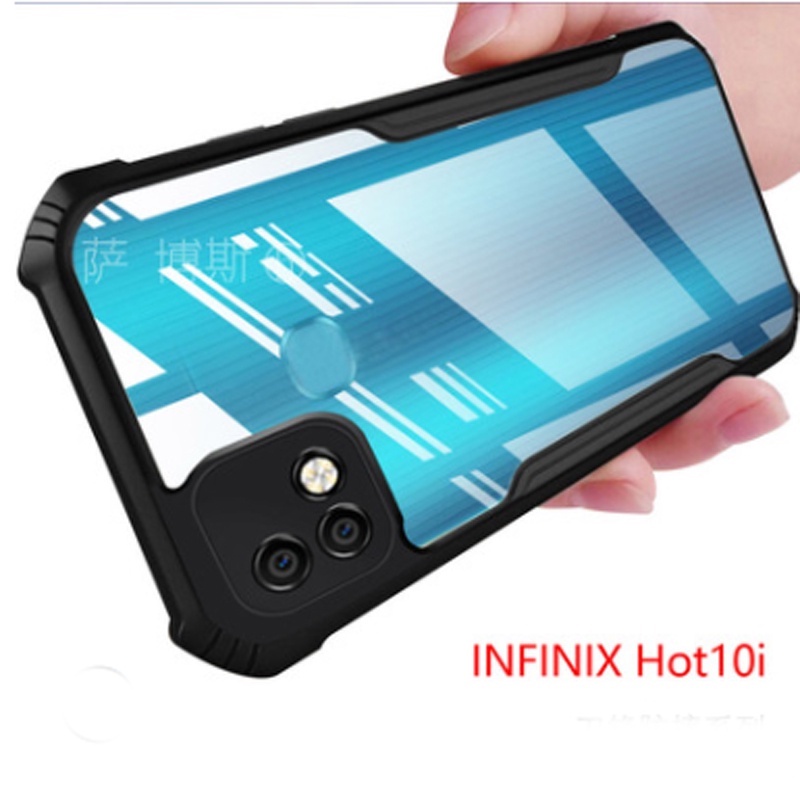 Case Infinix Hot 10i 10s 10 Play Lite Shockproof Transparent Cover For