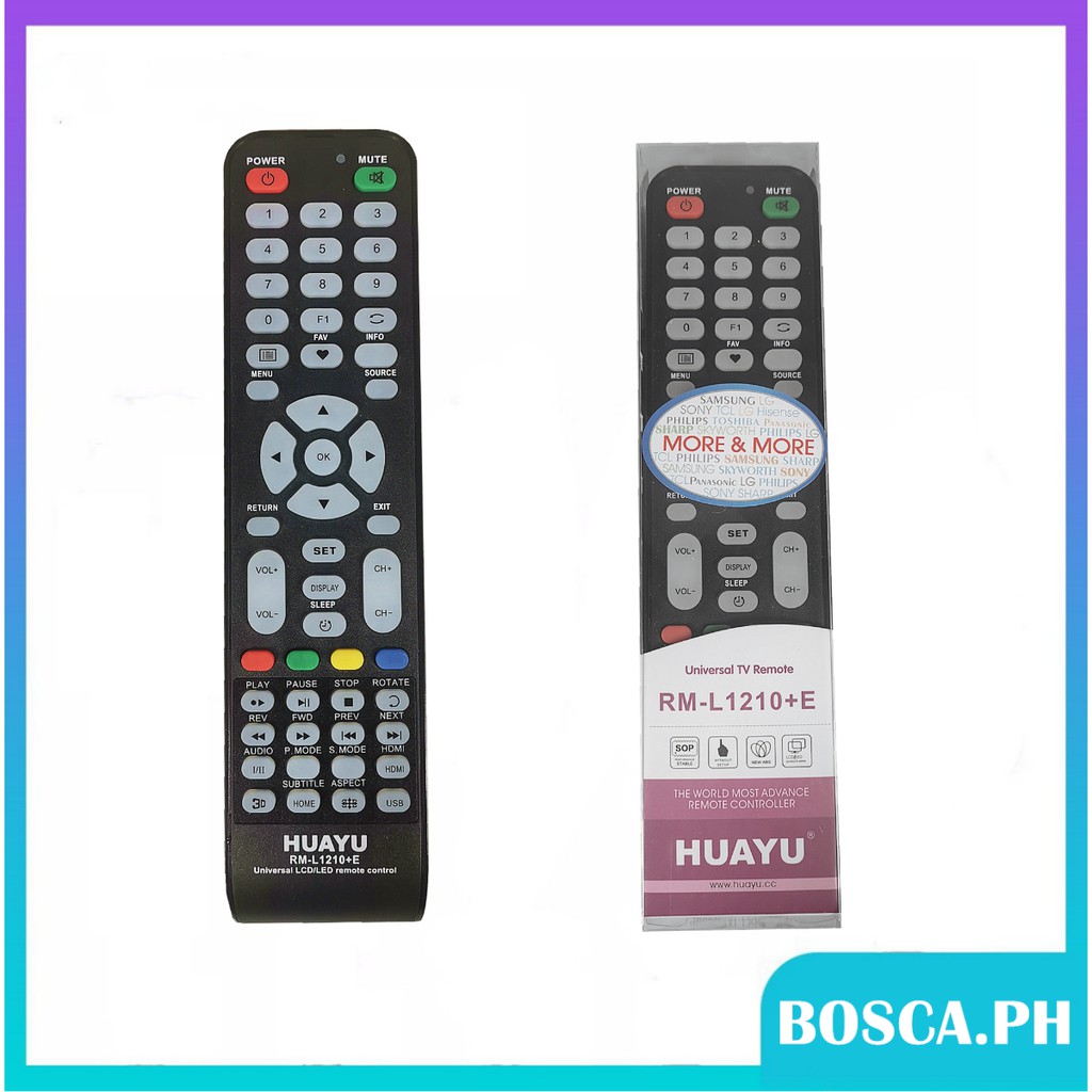 Bosca Huayu Rm L E Rm L F Lcd Led Tv Universal Remote Control