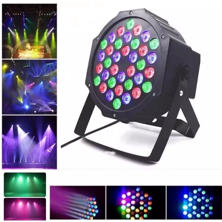 W Led Stage Light Rgb Par Light Dmx Master Slave Led Flat Dj