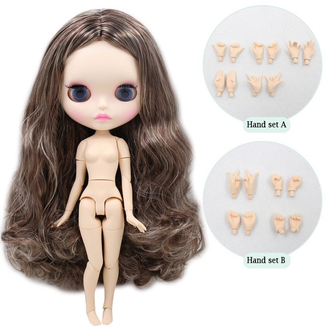 Icy Nude Blyth Doll Matte Face Kinds Of Hair Color With Big Breast