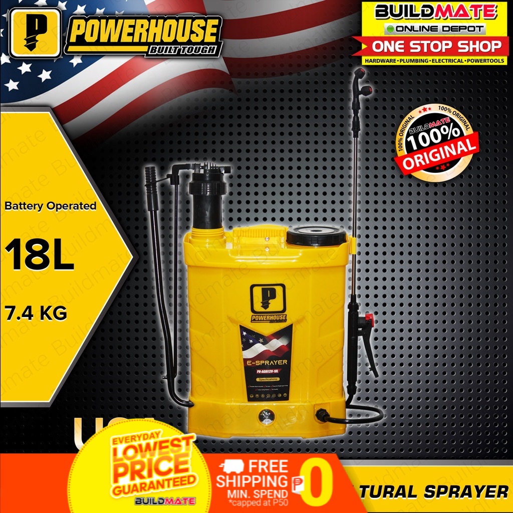 Powerhouse In Knapsack Dual Sprayer Battery Operated Sprayer