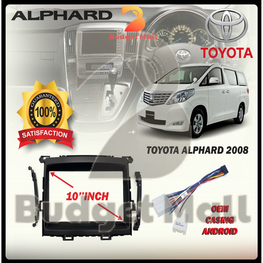 Big Screen Casing Android Inch Toyota Alphard Vellfire Anh