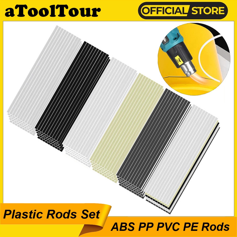 Plastic Welding Rods Set Pcs Abs Pp Pvc Pe Car Bumper Repair