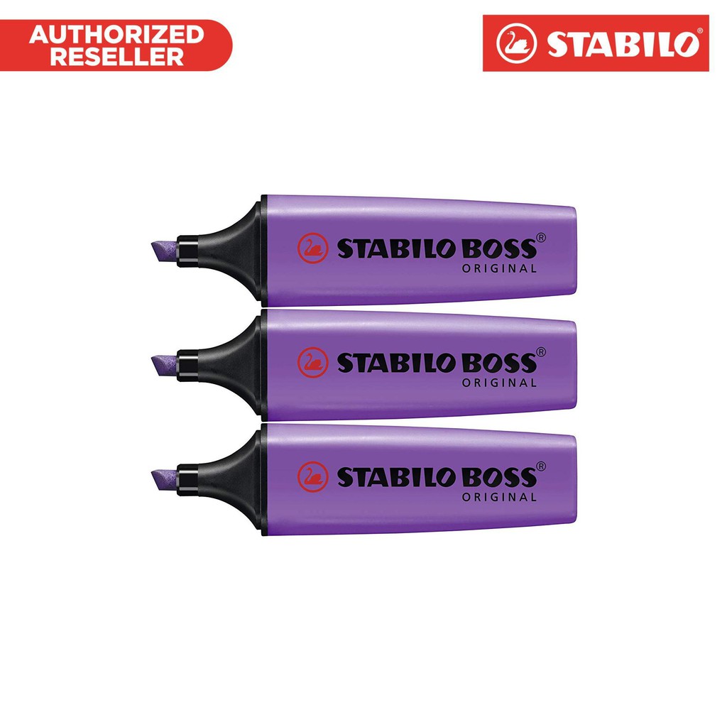 Stabilo Boss Original Highlighter Pen And Text Marker Lavender Pcs