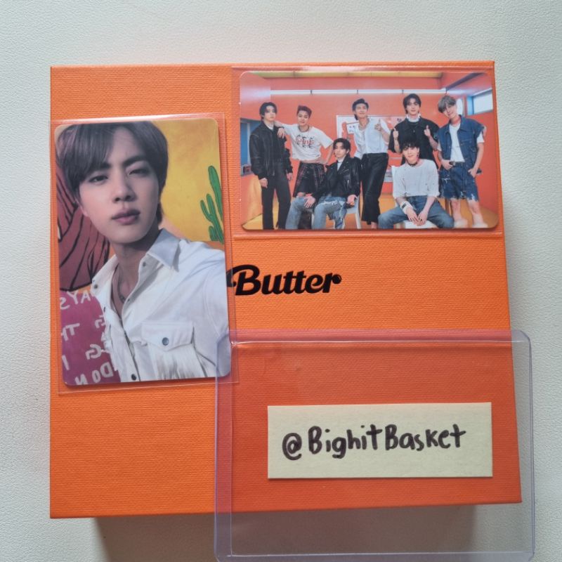 Bts Butter Album Unsealed Peaches Set Group Photocard Jin Lucky Draw