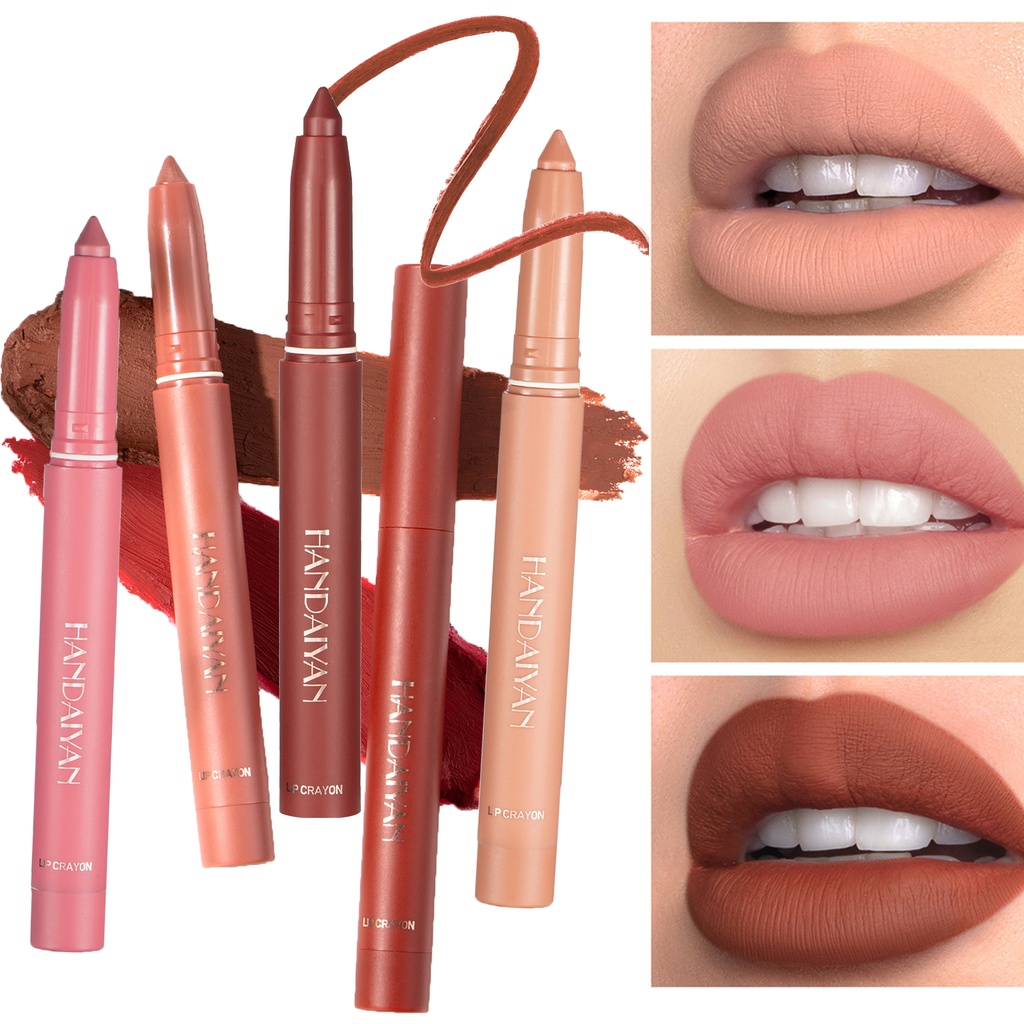 6 Colors Velvet Matte Lipsticks Waterproof Long Lasting Nude Lipstick
