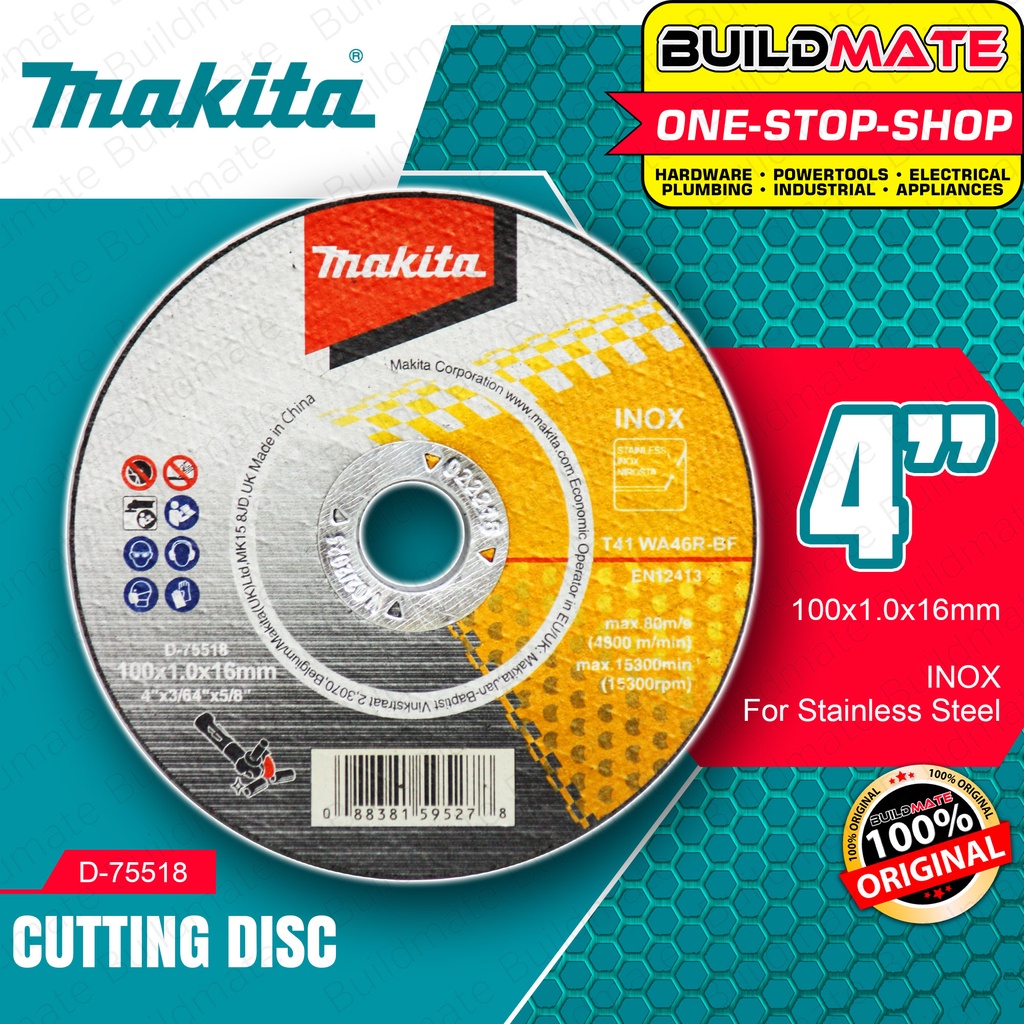 Makita Original Cutting Disc Wheel Inox Stainless Super Thin For