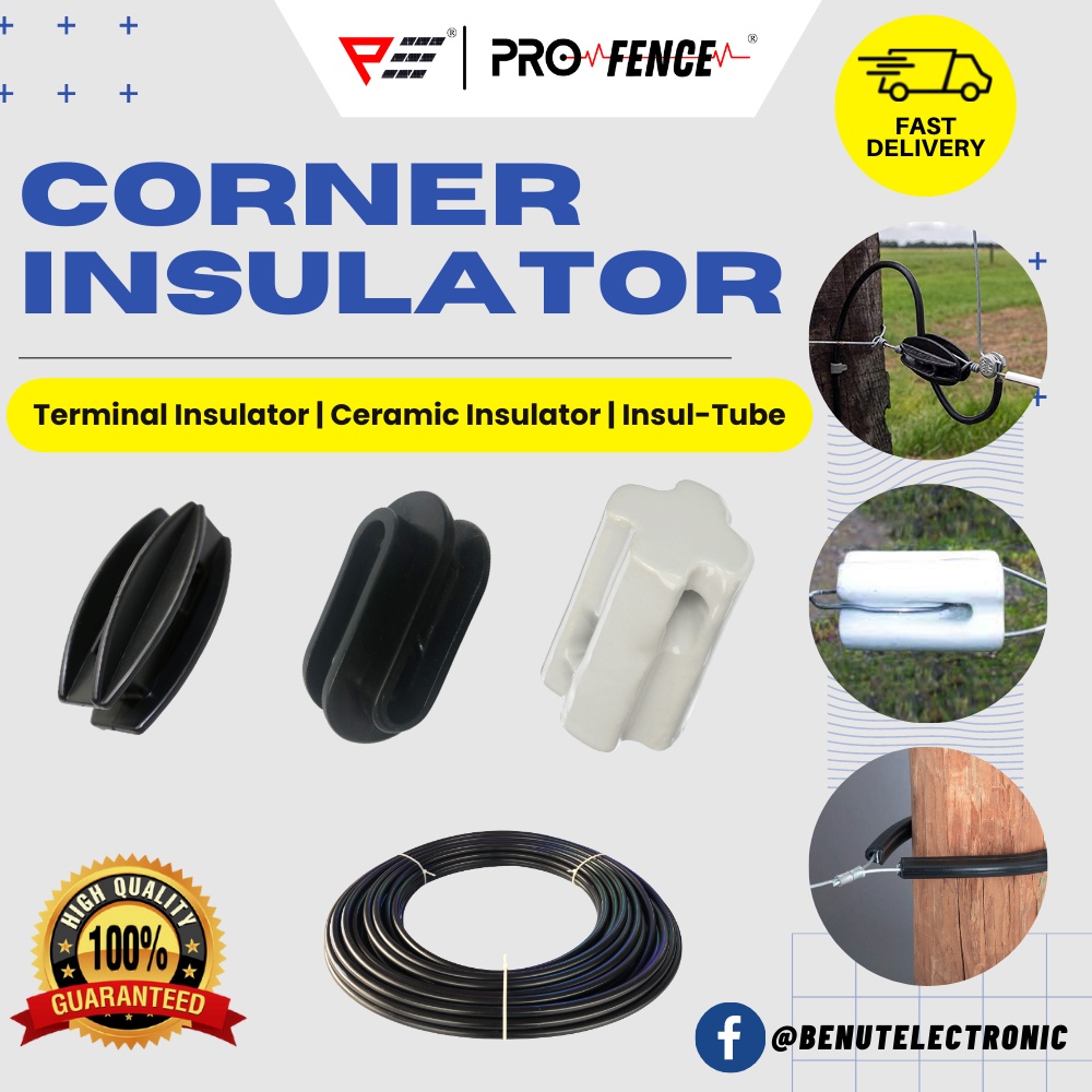 Electric Fence Insulator Corner Insulator Terminal End Strain Ceramic