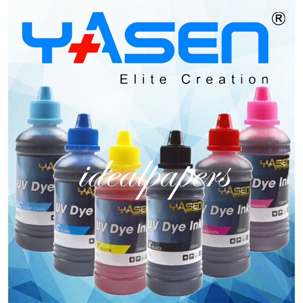 YASEN UV Dye Ink For EPSON Inkjet Printers 100ML Shopee Philippines