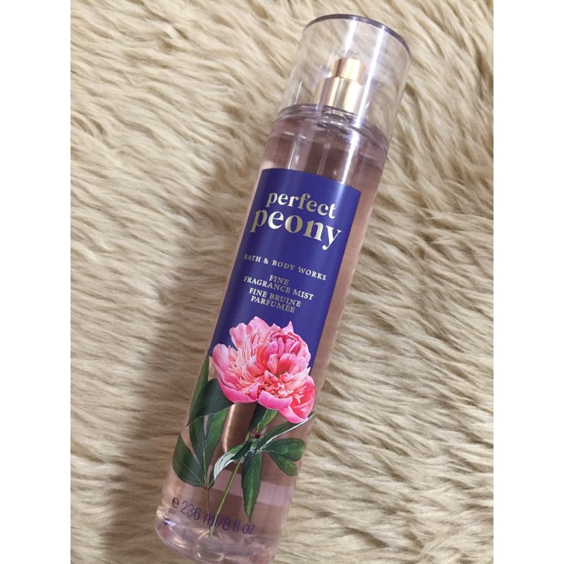 BBW PERFECT PEONY Fine Fragrance Mist Shower Gel Shopee Philippines