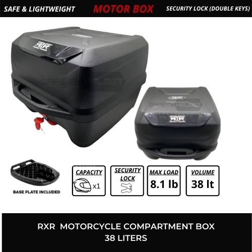 Rxr Motorcycle Compartment Box For Motorycle Rider L Shopee