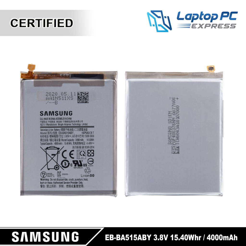 3 8V 15 40Wh 4000mAh Li Ion EB BA515ABY Battery For Samsung Galaxy A51