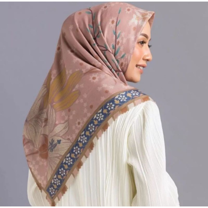 Hijab Rectangular Motif Maira Deenay Voal Veil Premium Hijab