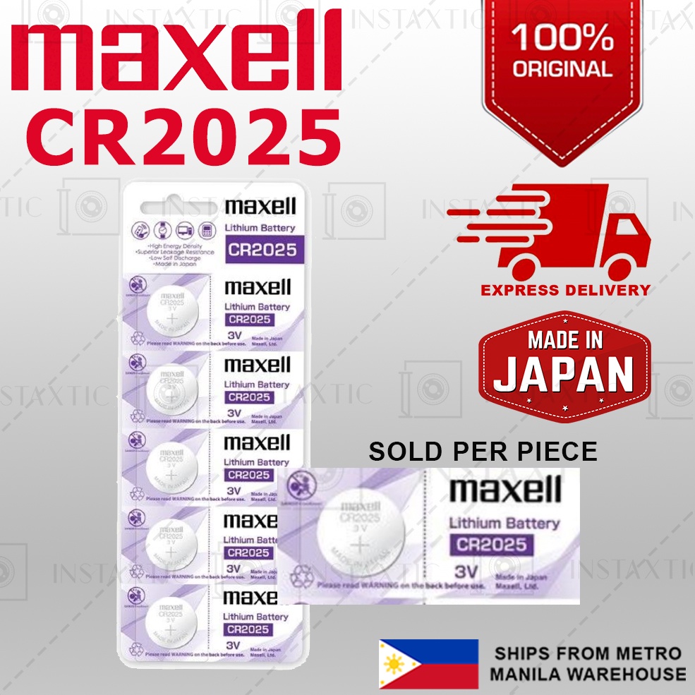 Maxell Cr V Lithium Battery Pc Shopee Philippines