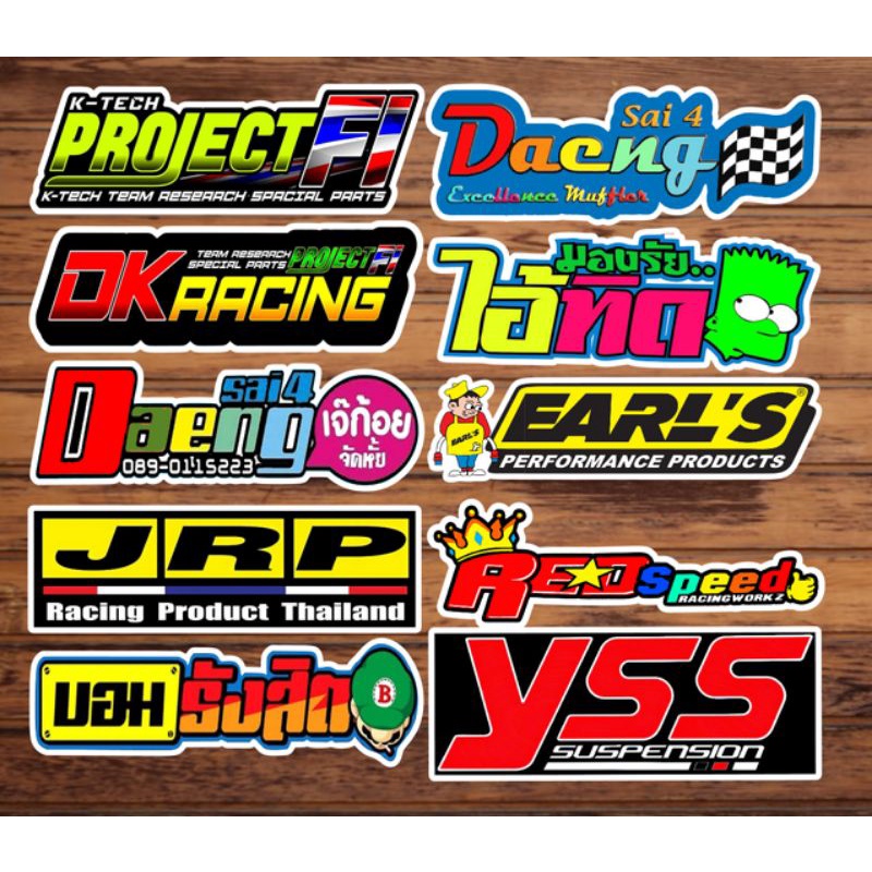 Thai Sticker Vinyl Sticker Laminated High Quality Sticker Waterproof