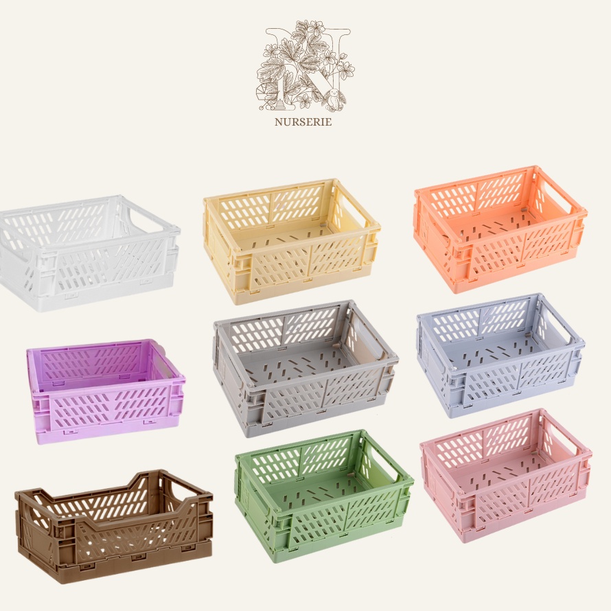 Foldable Stackable Collapsible Plastic Storage Boxes Or Crate