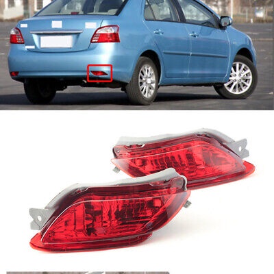 TOYOTA VIOS 2007 2012 NCP93 ALBINO RED Rear Bumper Reflector Lamp BULB