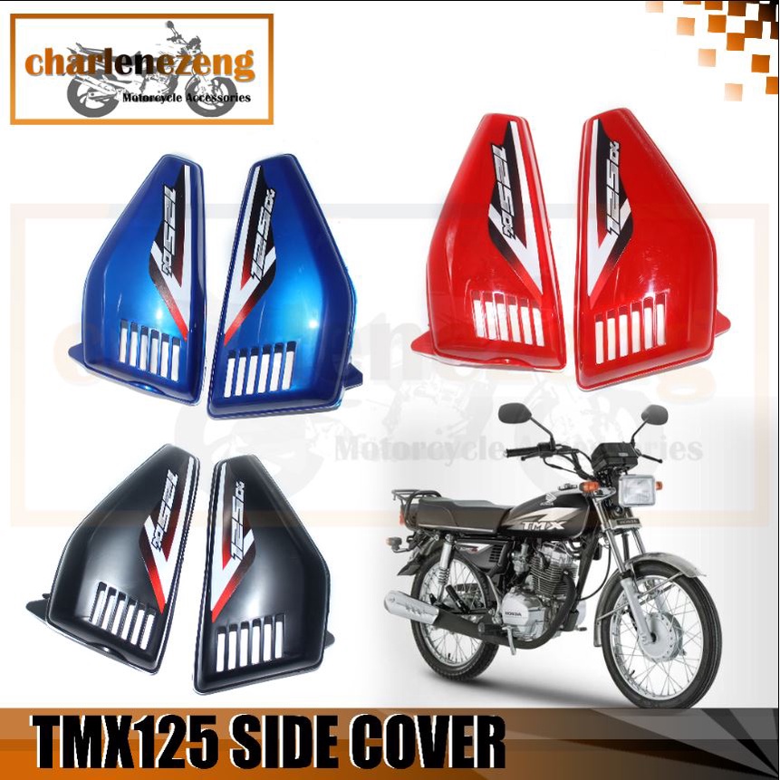 A 067 CHARLENEZENG TMX 125 Battery Cover Side Cover 1 Pair Ffor