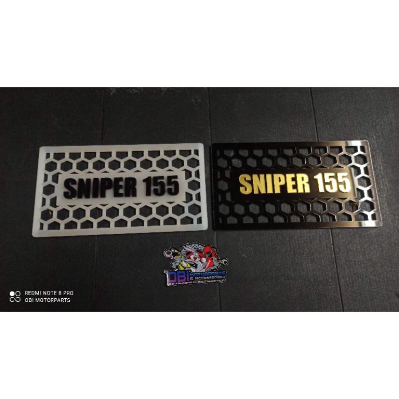 Radiator Cover For Sniper 155 Vva Acrylic 3 Double Adhesive Shopee