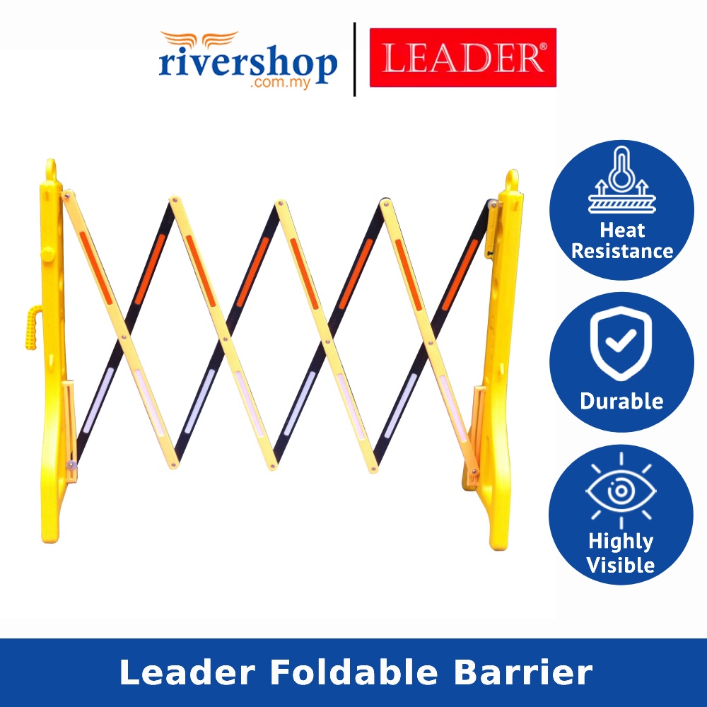 LEADER Foldable Barrier Extendable Road Barrier Foldable Safety