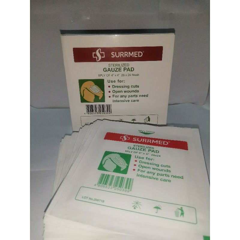 Gauze Pad Sterile Singles 100 Pieces Per Box 4x4 Order Now Ship