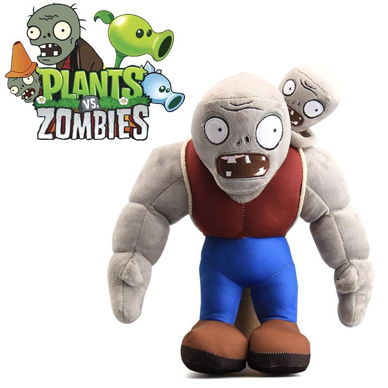 Cartoon Plants VS Zombies Gargantuar Zombie Plush Toys PVZ Plush Soft