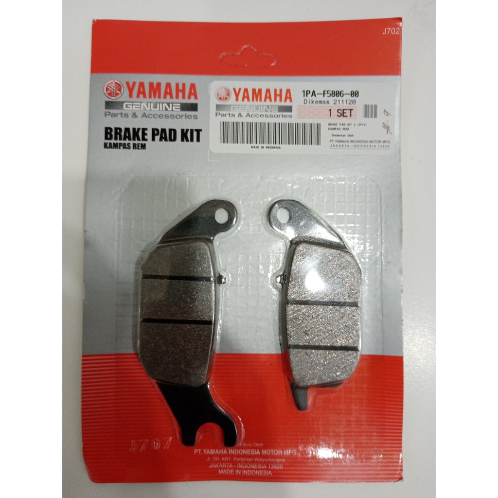 Sniper Front Brake Pad Kit Rear Brake Pad Kit Ygp Genuine F