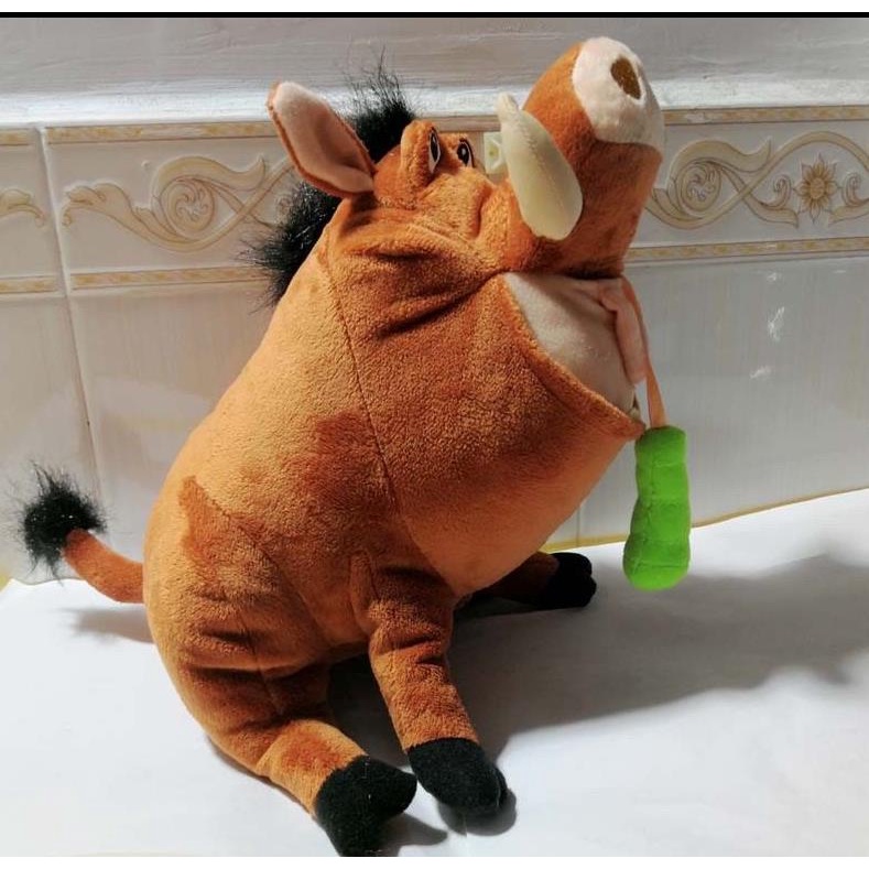 New Disney The Lion King Pumbaa Wild Boar Pig Plush Toy Cute Stuffed