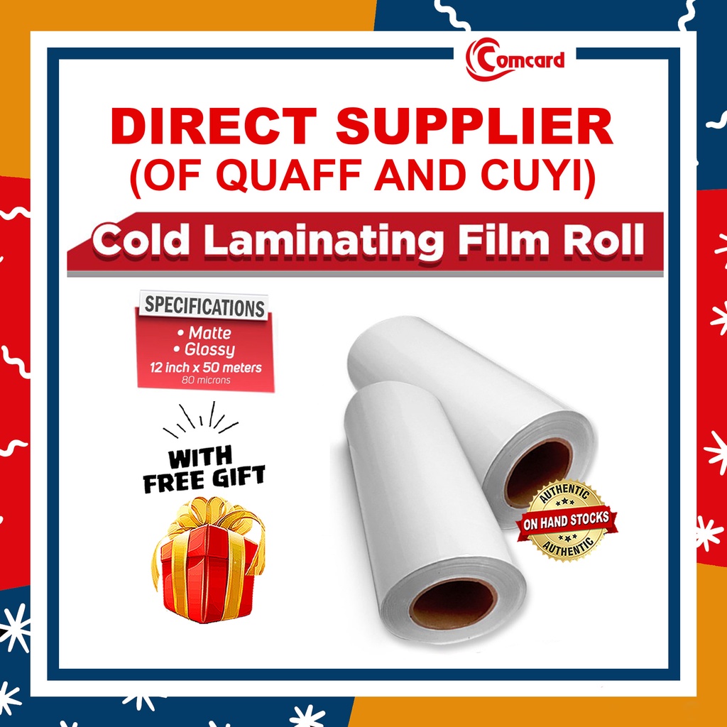 Quaff Laminating Film 12 Inches Roll 125 250Mic CPM Shopee Philippines