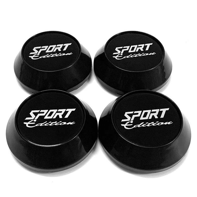 CarDIY 4PCS 65MM SPORT Rim Cap Sportrim Logo Car Wheel Center Hub Cap