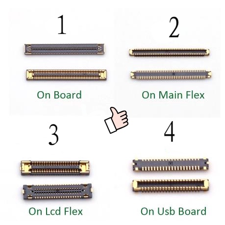 Lcd Display Screen Fpc Connector For Samsung A G A A F A M