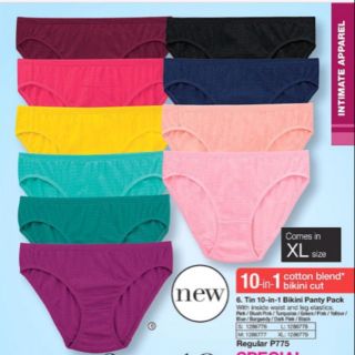 Avon Everyday Comfort 10 N 1 Bikini Panty Pack Tin Gab Eve Dua