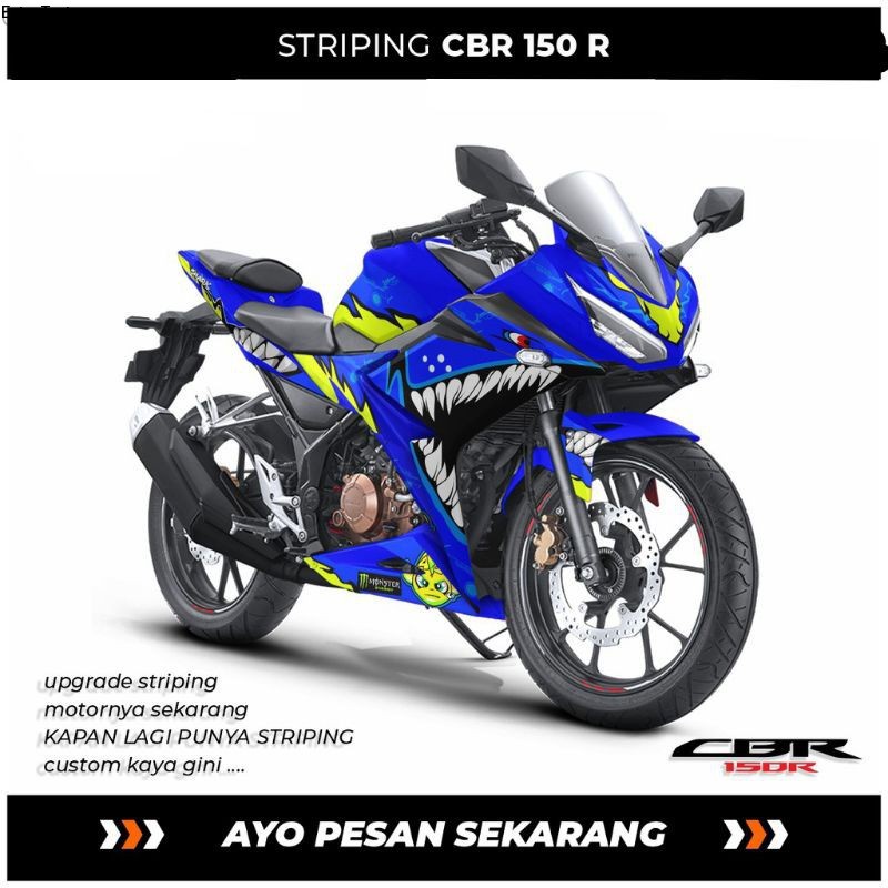 Striping Motorcycle Sticker Striping Lissbody Semi Full Cbr R