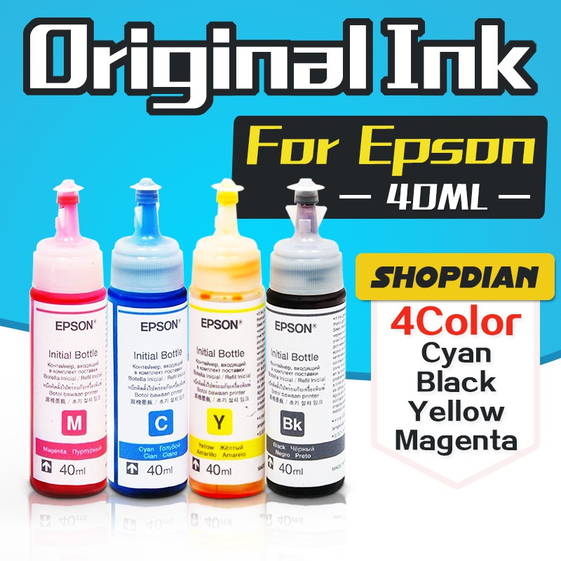 Epson Original Ink Ml Set Color Black Yellow Cyan Magenta