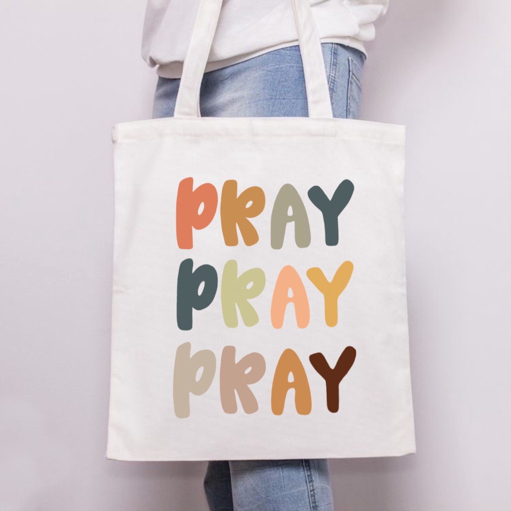 AFFORDABLE AND HIGH QUALITY KATSA TOTE BAGS BIBLE VERSE Shopee