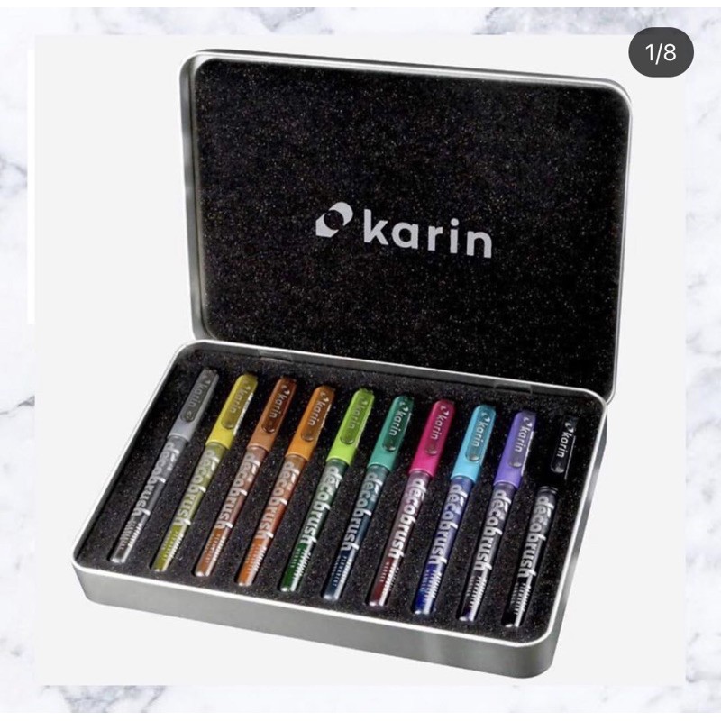 Karin Decobrush Metallic Set Of Luxurious Brushpen Lettering