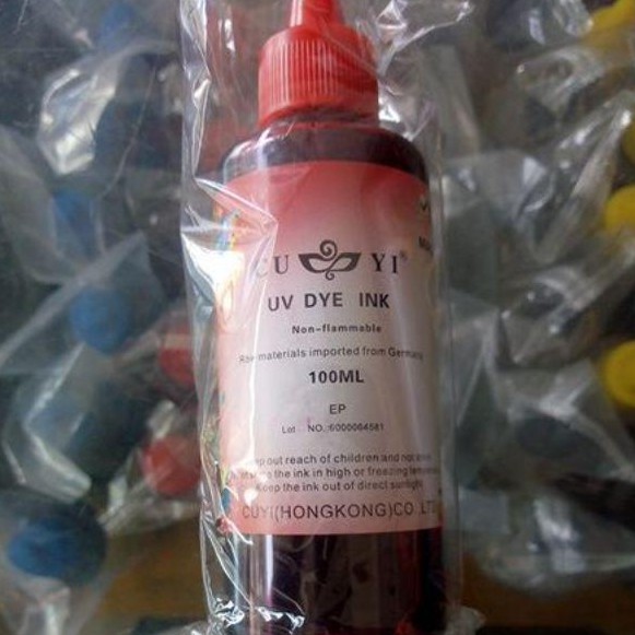 Canon UV Dye Ink 100ml Cmyk Cuyi Brand For Inkjet Printer Shopee