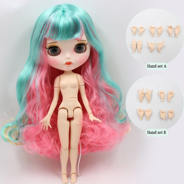 ICY Nude Blyth Doll Matte Face 8 Kinds Of Hair Color With Big Breast