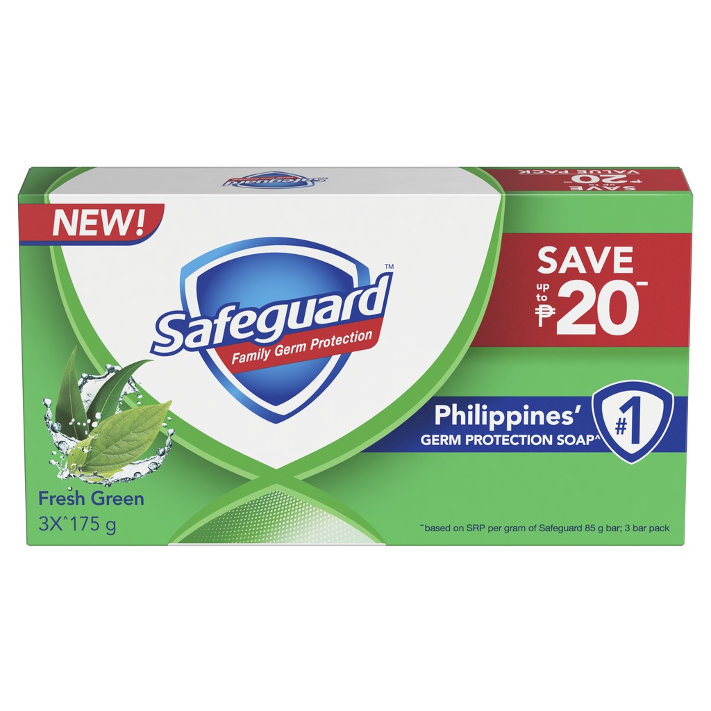 Safeguard Bar Soap Fresh Green Tripid G Shopee Philippines