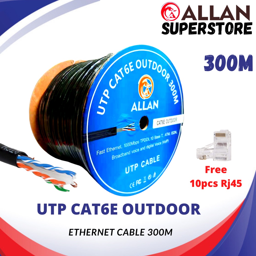 Allan Superstore Cat Quality Outdoor Utp Ethernet Lan Cable M