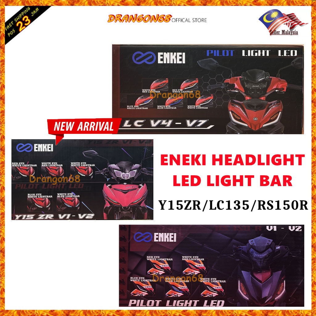 ENKEI MATA GABAN PILOT LAMP SIGNAL LED LIGHT BAR HEADLIGHT LAMPU Dyno