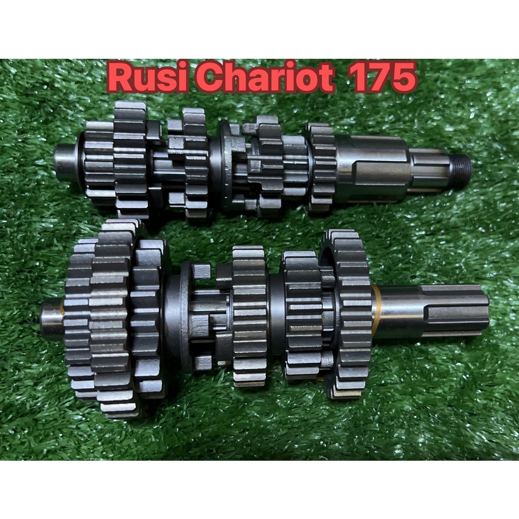 Motorcycle Transmission Gear Set Main Auxiliary Shaft Assy Tmx Rusi